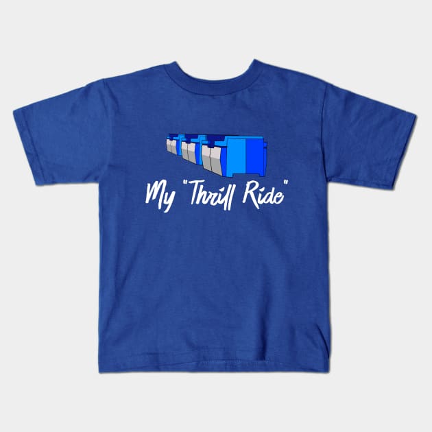 My "Thrill Ride" Kids T-Shirt by WEDFanBlog